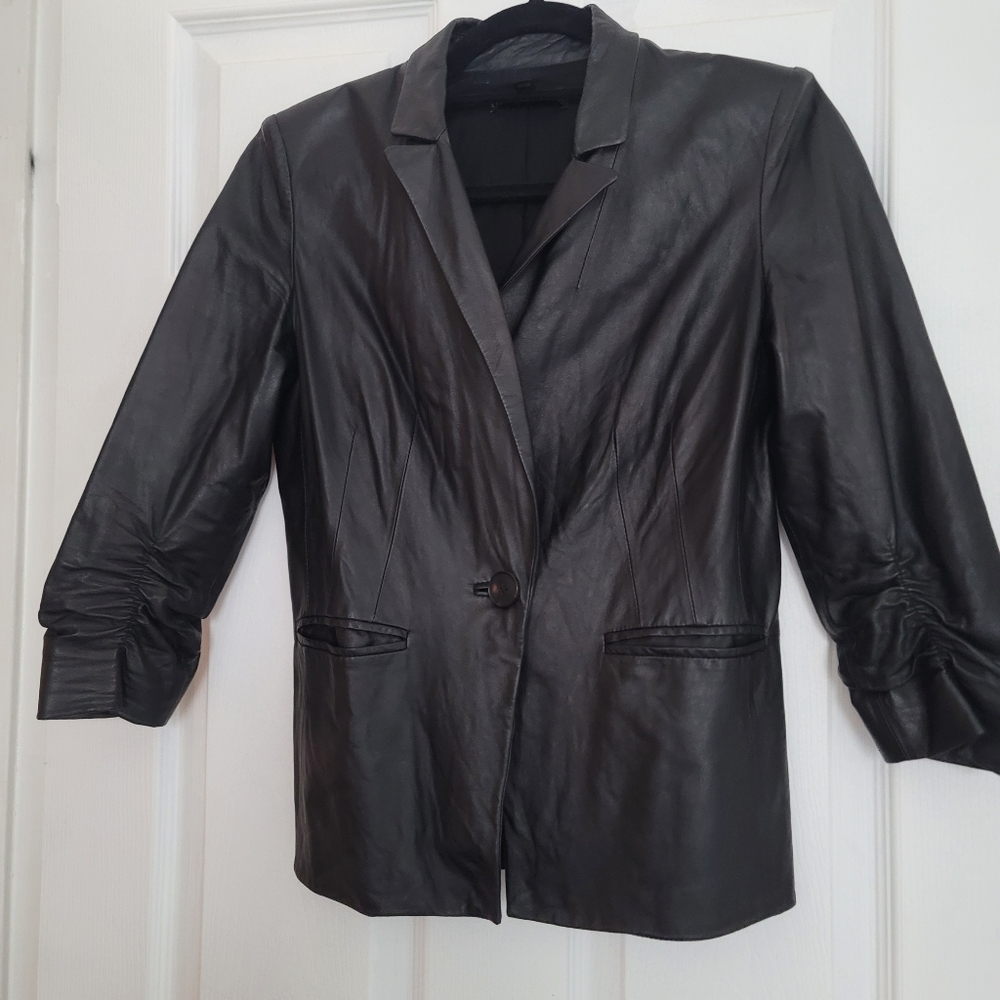 Leather jacket